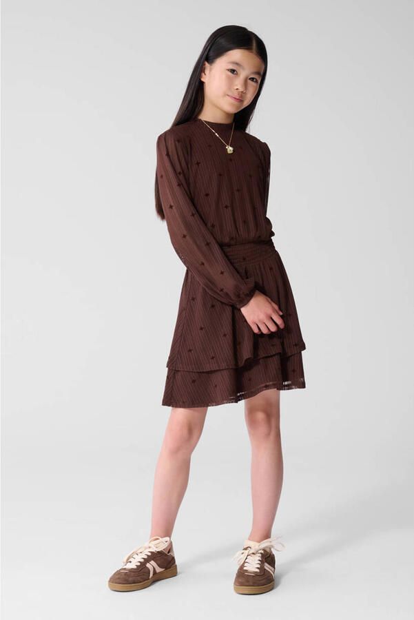 Shoeby semi-transparante midi jurk met sterren