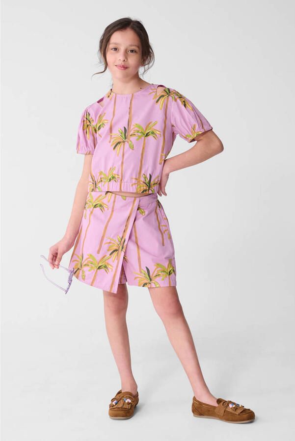 Shoeby skort met pailletten roze - Foto 3