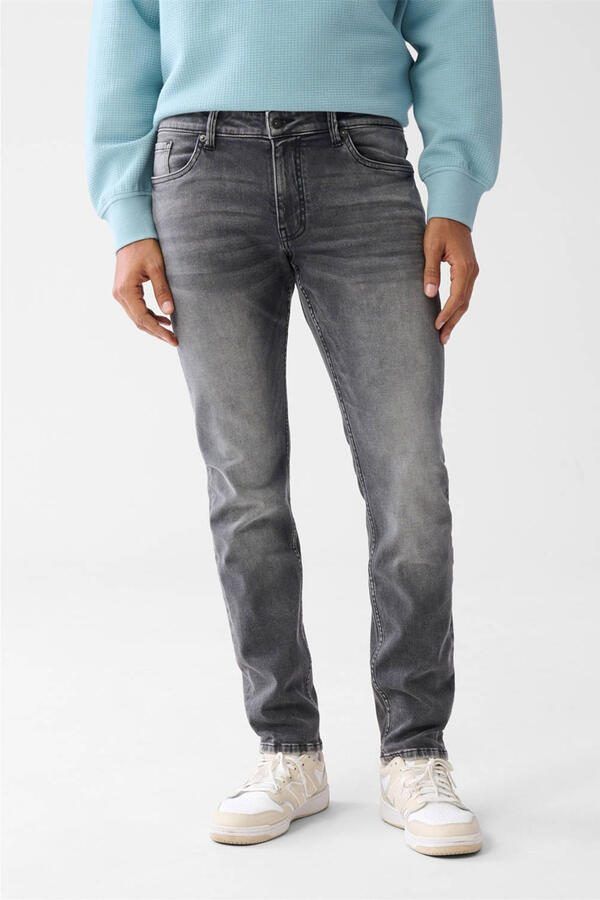 Shoeby slim fit jeans L32 grijs - Foto 4