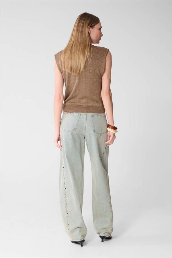 Shoeby spencer bruin met glitter - Foto 3