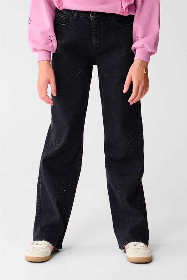 Shoeby straight leg jeans black denim