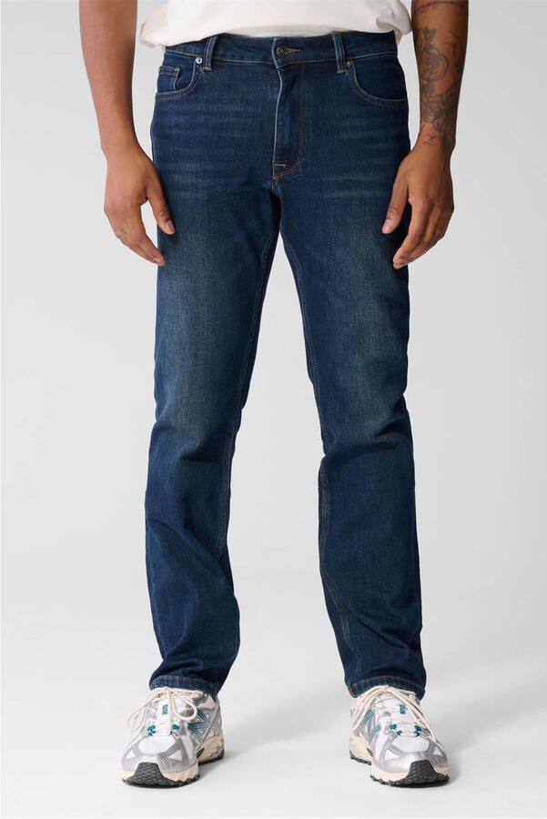 Shoeby slim fit jeans donkerblauw