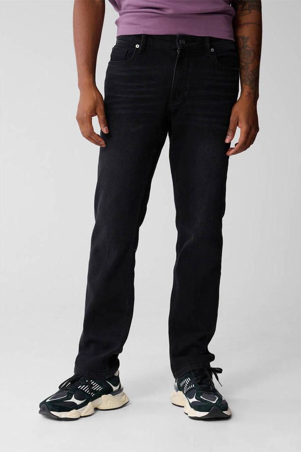 Shoeby straight leg jeans L34 donkergrijs