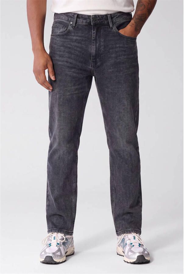 Shoeby straight leg jeans L32 donkergrijs