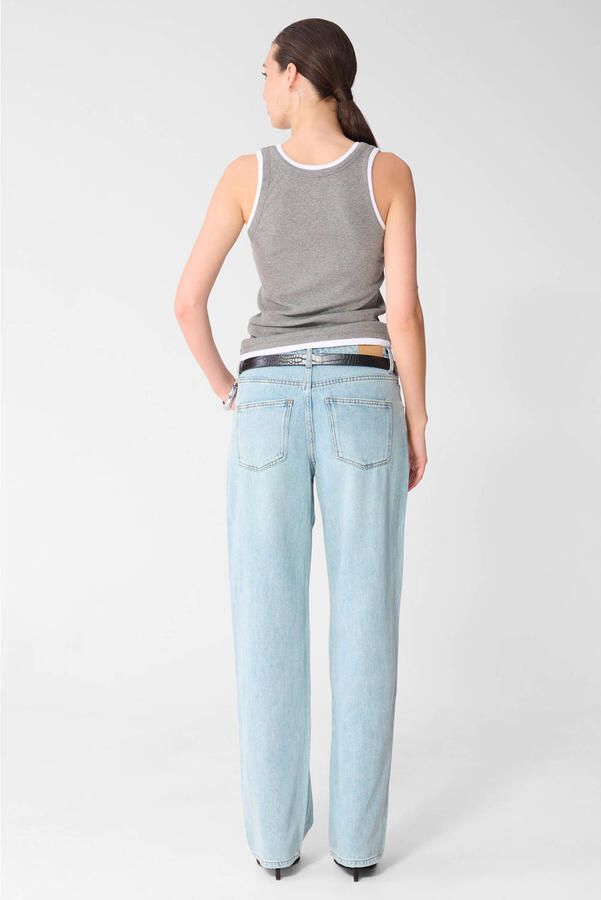 Shoeby straight leg jeans lichtblauw - Foto 3