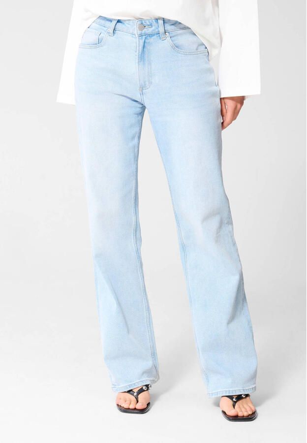 Shoeby straight leg jeans light blue denim