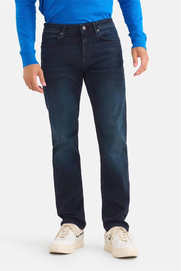 Shoeby straight leg L34 jeans blauw zwart - Foto 3