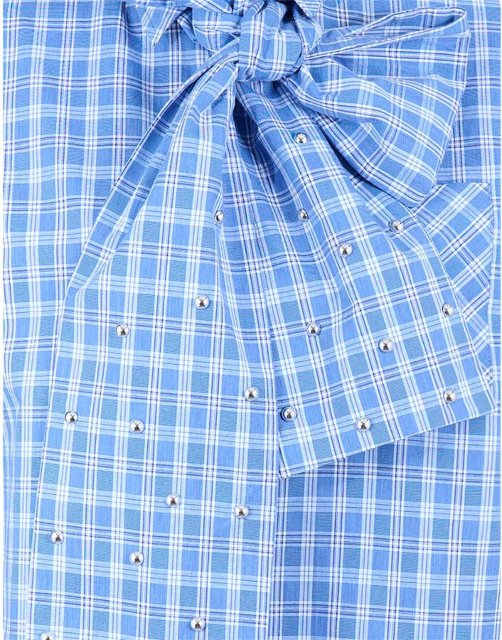 Shoeby Studio Geruite blouse blauw - Foto 2