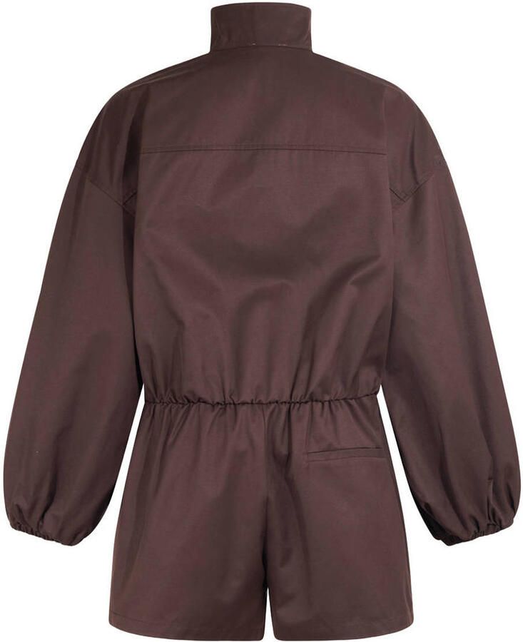 Shoeby Studio playsuit donkerbruin - Foto 2
