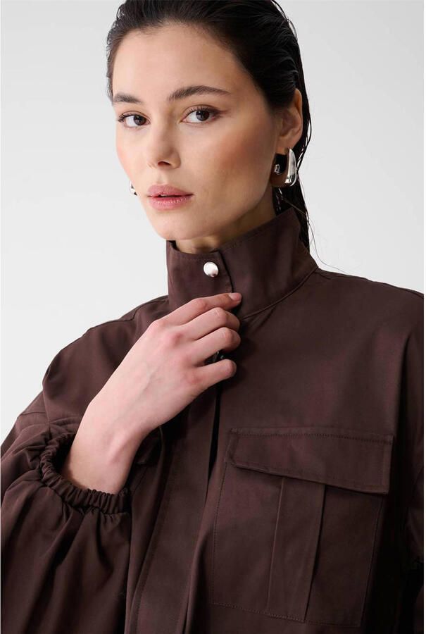 Shoeby Studio playsuit donkerbruin - Foto 3