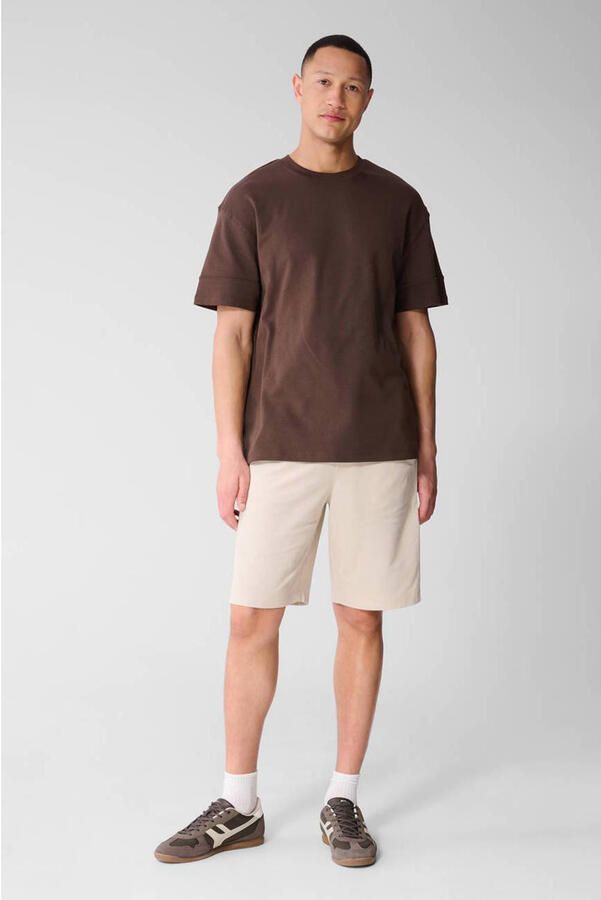 Shoeby Studio relaxed regular waist sweatshort beige - Foto 3