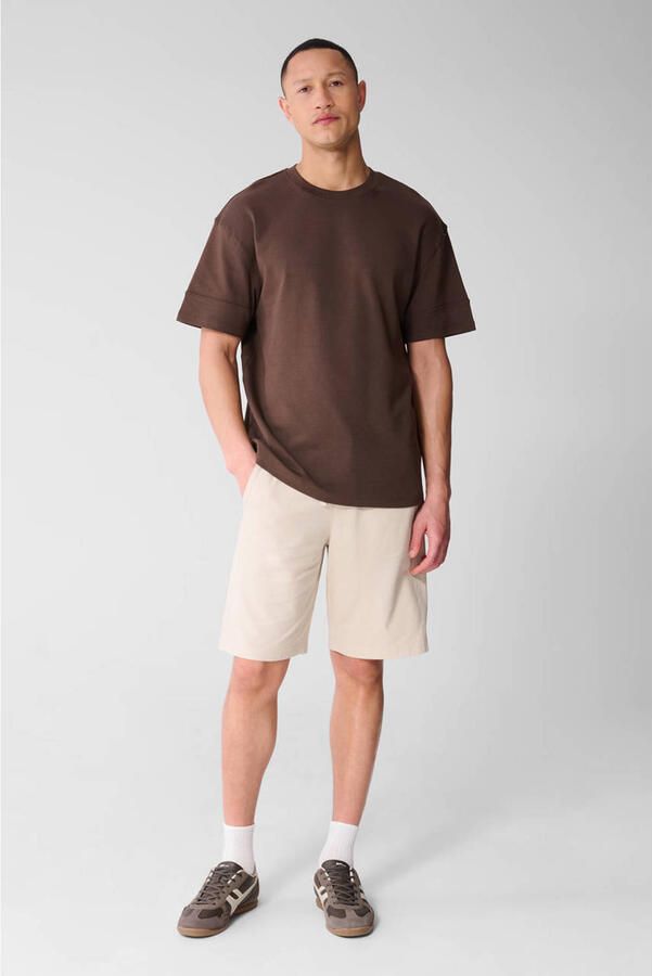 Shoeby Studio relaxed T-shirt donkerbruin - Foto 2