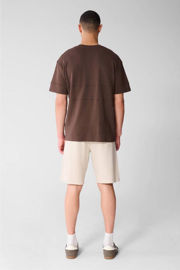 Shoeby Studio relaxed T-shirt donkerbruin - Foto 3