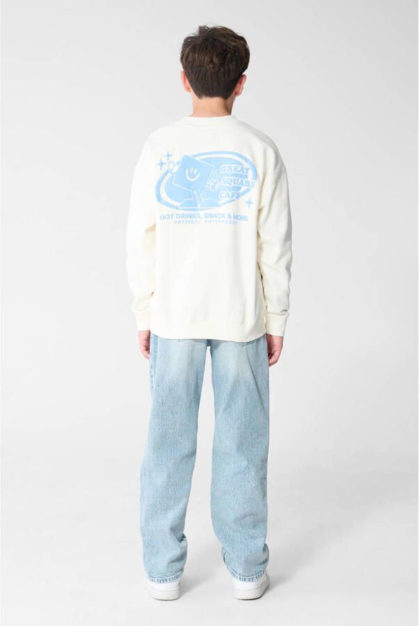 Shoeby sweat sweater met backprint ecru - Foto 2