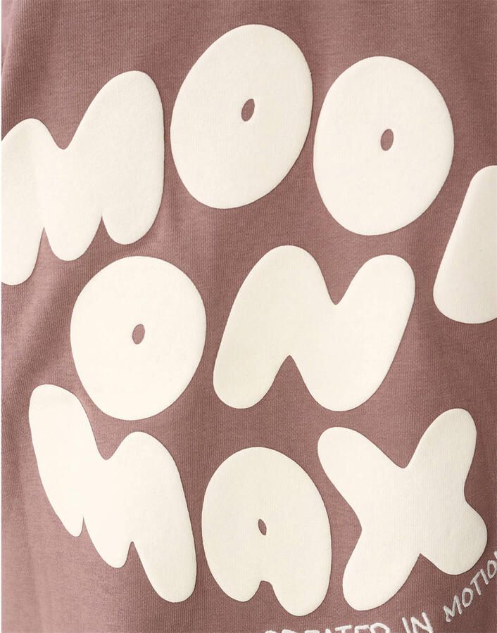 Shoeby sweater boxy met backprint bruin - Foto 2