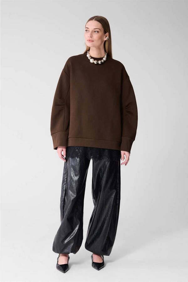 Shoeby sweater bruin - Foto 2