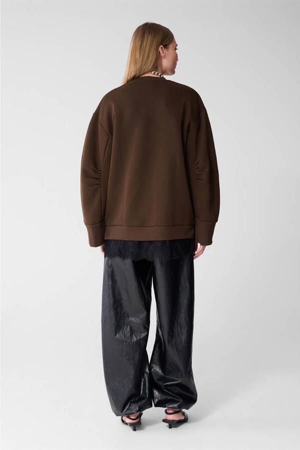 Shoeby sweater bruin - Foto 3