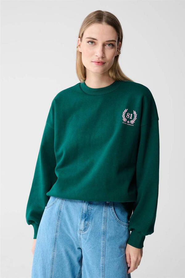 Shoeby sweater donkergroen