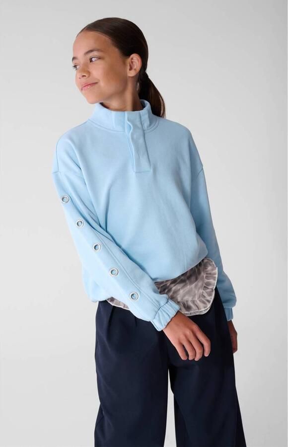 Shoeby sweater lichtblauw Effen | Sweater van