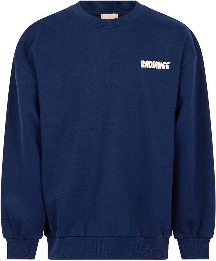 Shoeby sweater met backprint donkerblauw Logo - Foto 2