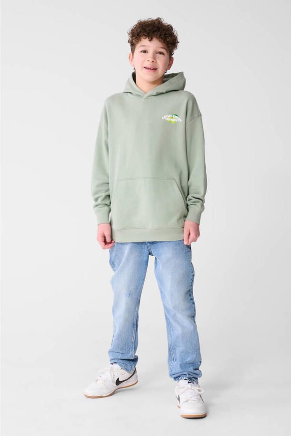 Shoeby sweater met backprint groen