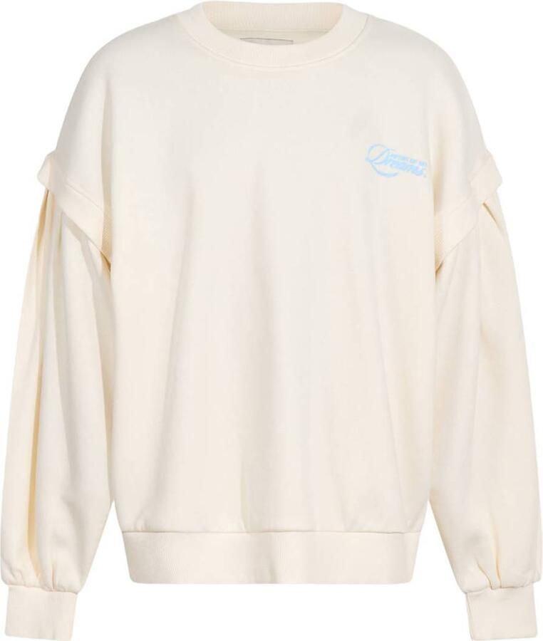Shoeby sweater met tekst ecru