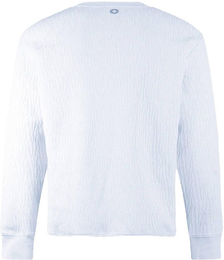 Shoeby sweater met textuur blauw - Foto 2