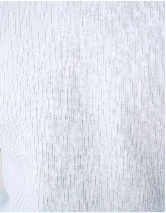 Shoeby sweater met textuur blauw - Foto 3