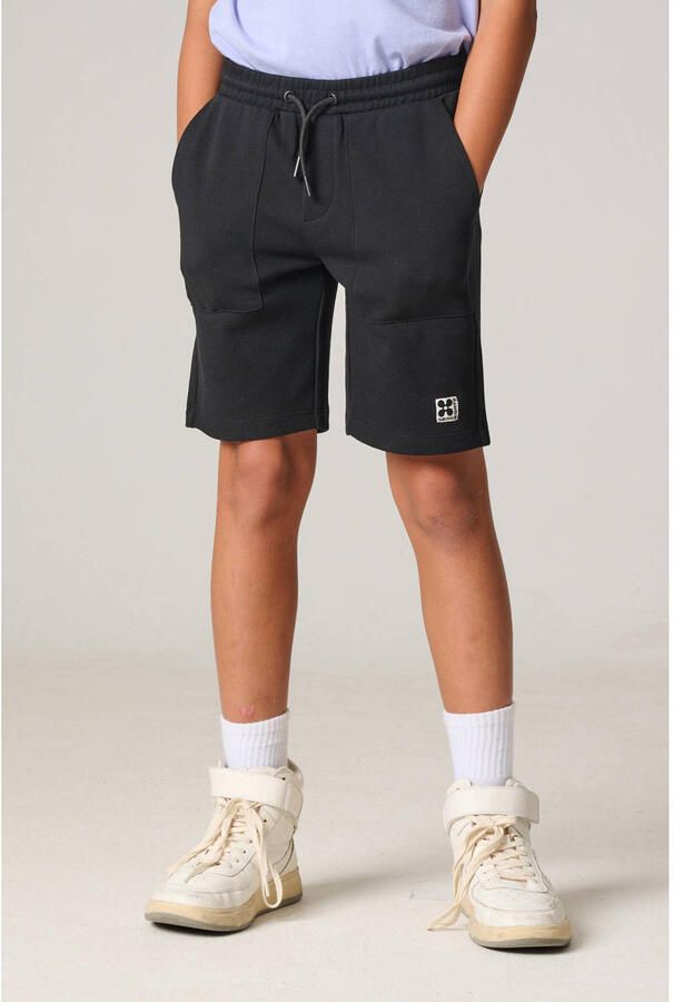 Shoeby sweatshort zwart Jongens Katoen Effen 110 116 - Foto 2