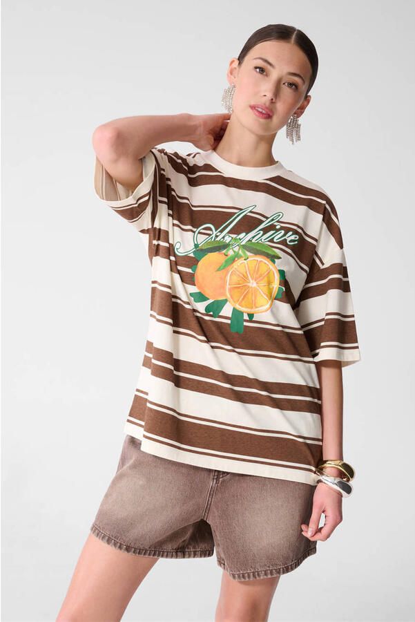 Shoeby T-shirt bruin