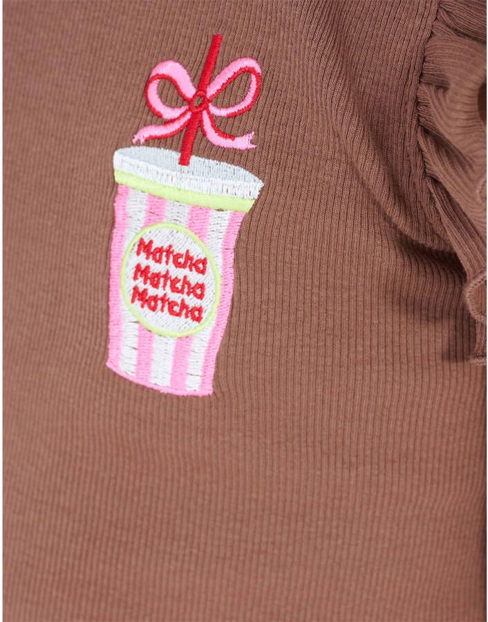 Shoeby T-shirt bruin - Foto 2
