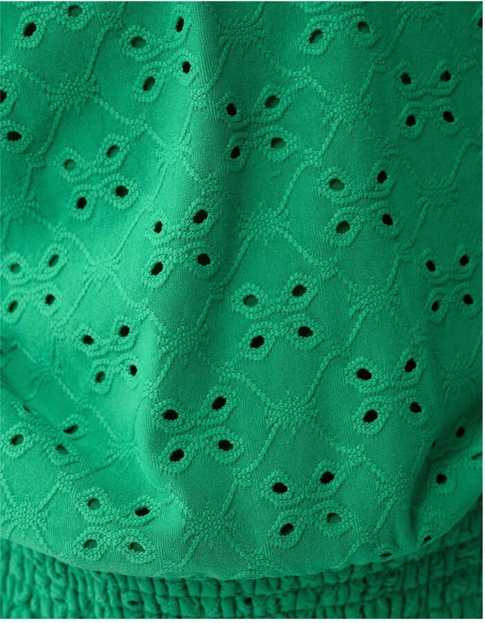 Shoeby T-shirt groen broderie - Foto 3