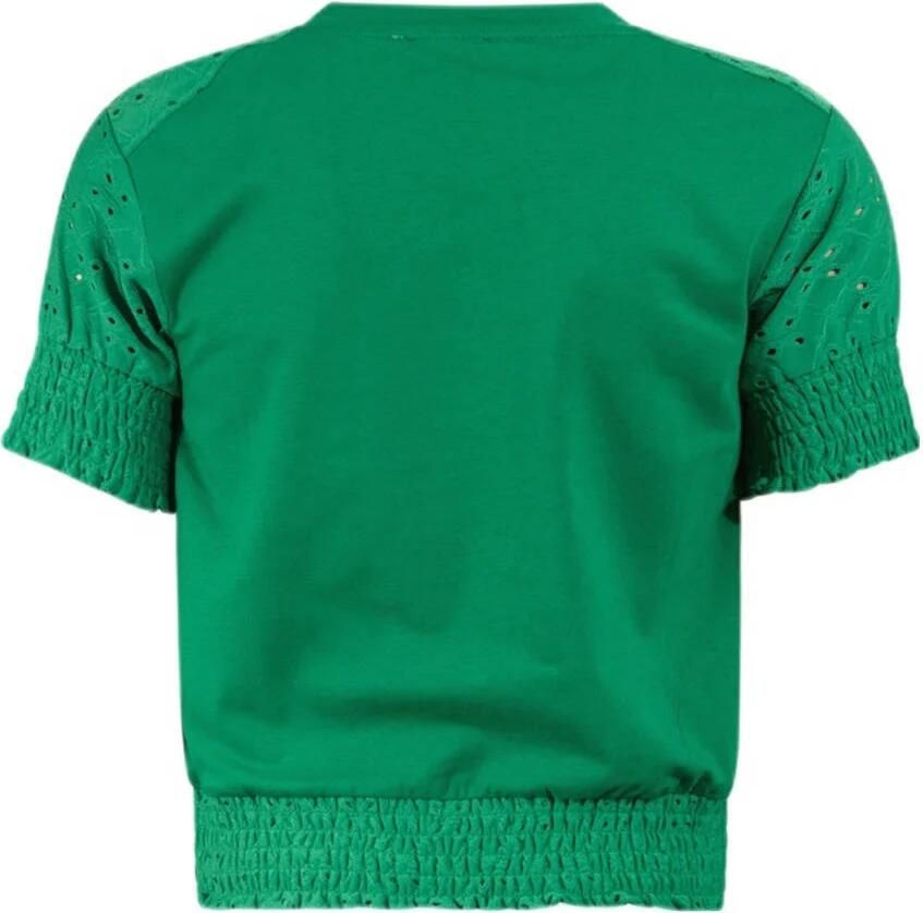 Shoeby T-shirt groen broderie - Foto 2
