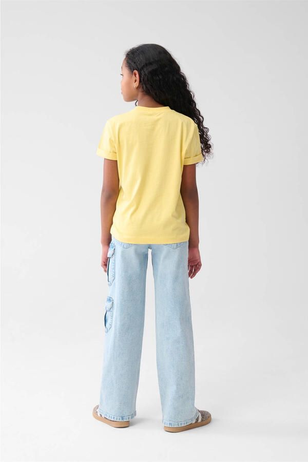 Shoeby t-shirt lichtgeel - Foto 3