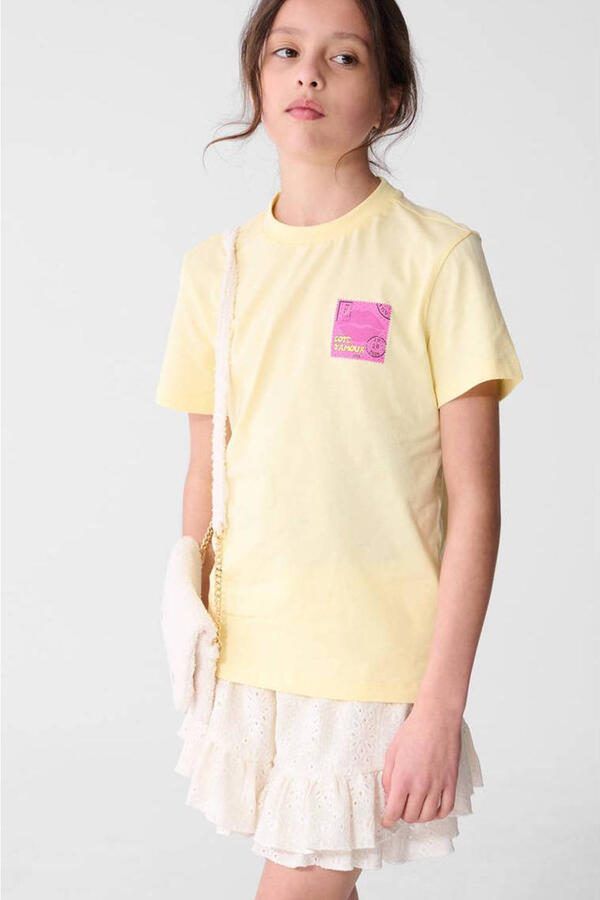 Shoeby T-shirt lichtgeel