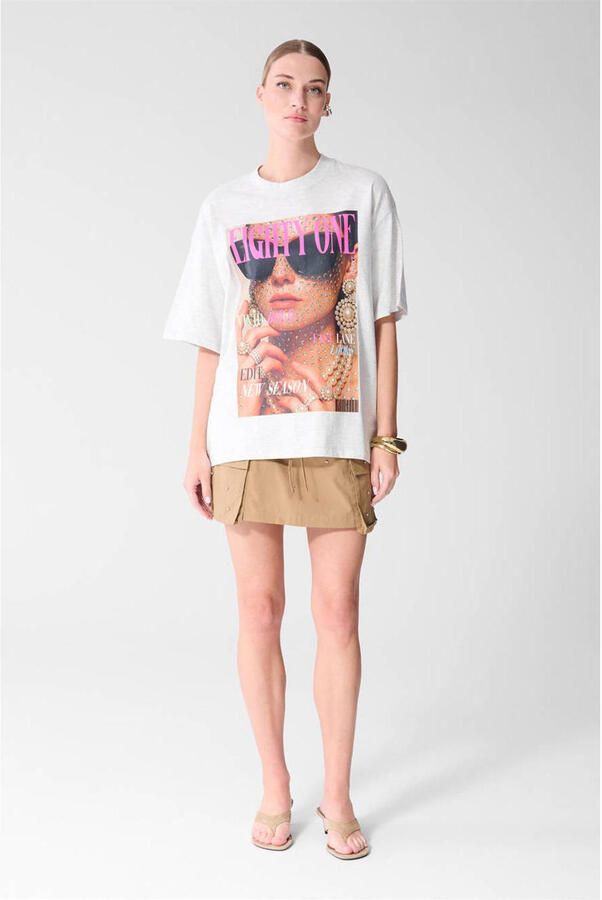 Shoeby T-shirt lichtgrijs - Foto 3