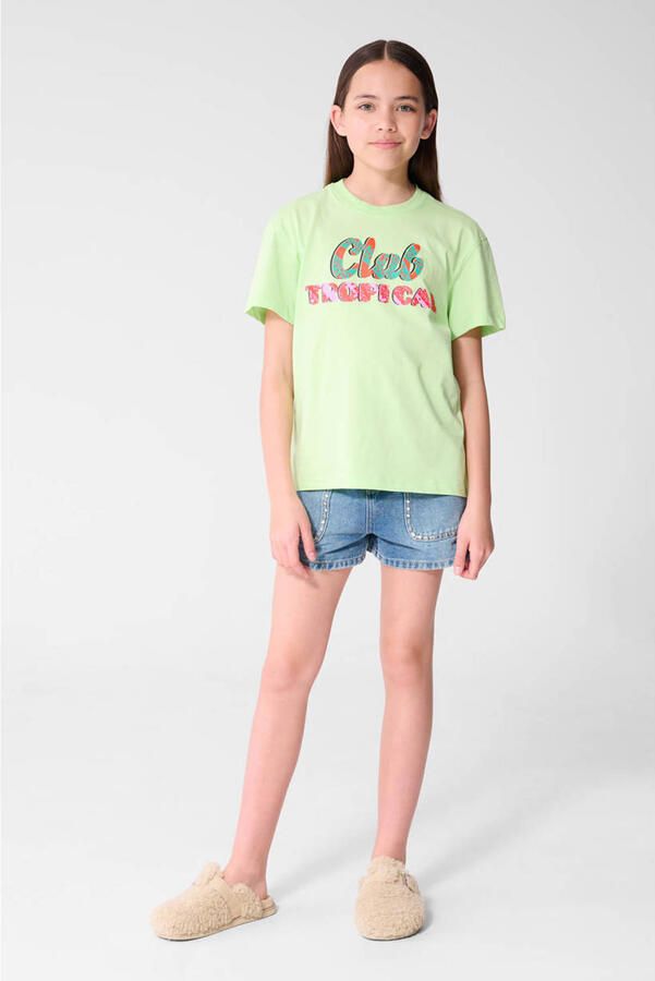 Shoeby T-shirt lichtgroen - Foto 3