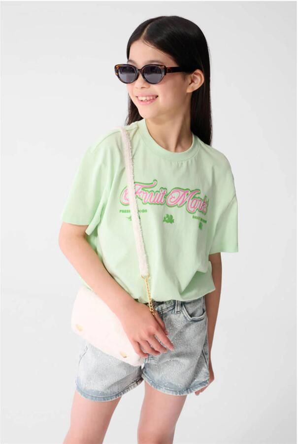 Shoeby T-shirt lichtgroen - Foto 2