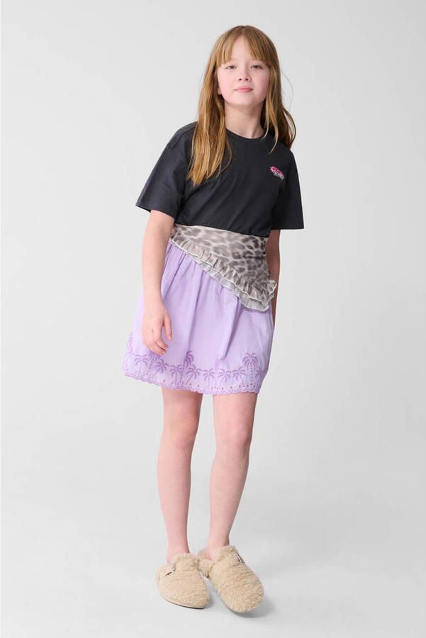 Shoeby T-shirt met backprint antraciet - Foto 3