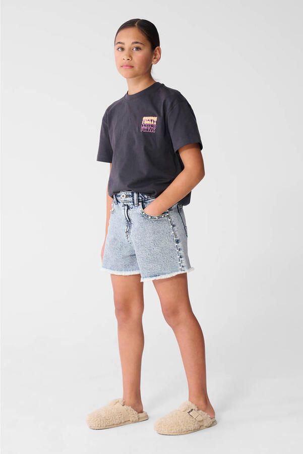 Shoeby T-shirt met backprint antraciet - Foto 2