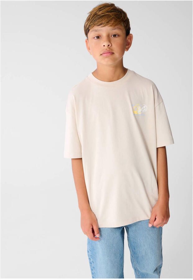 Shoeby T-shirt met backprint beige