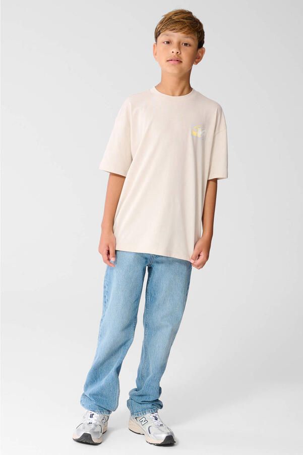 Shoeby T-shirt met backprint beige - Foto 3