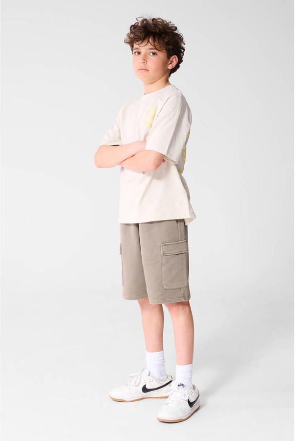 Shoeby T-shirt met backprint ecru
