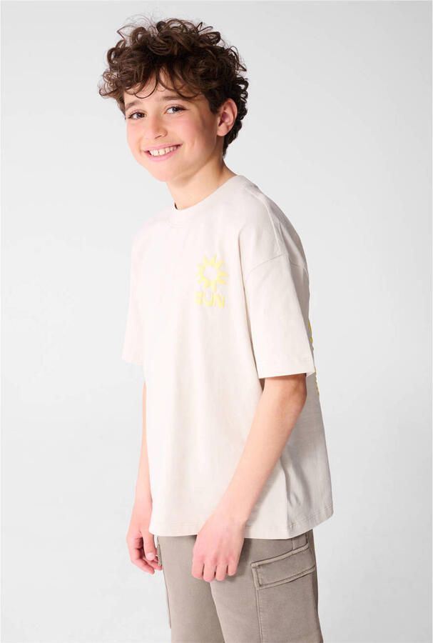 Shoeby T-shirt met backprint ecru - Foto 2