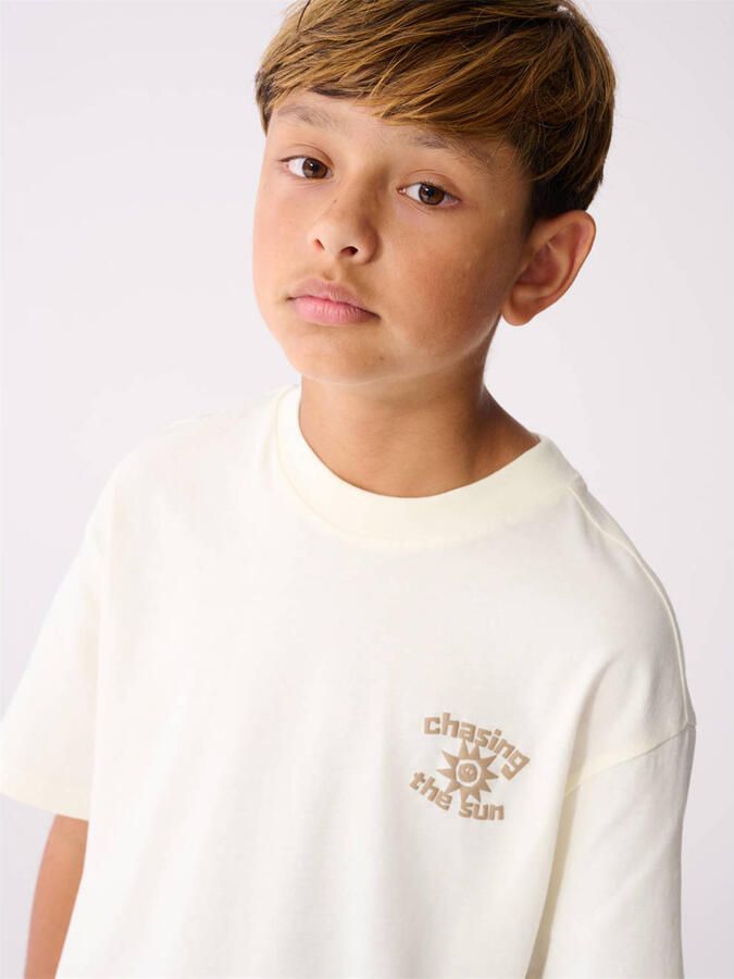 Shoeby T-shirt met backprint ecru - Foto 2