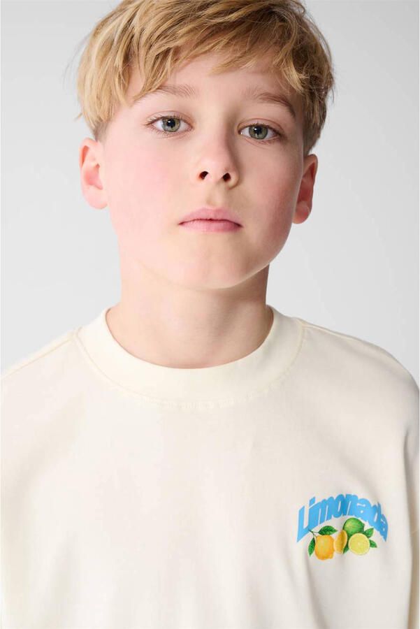 Shoeby T-shirt met backprint ecru - Foto 2