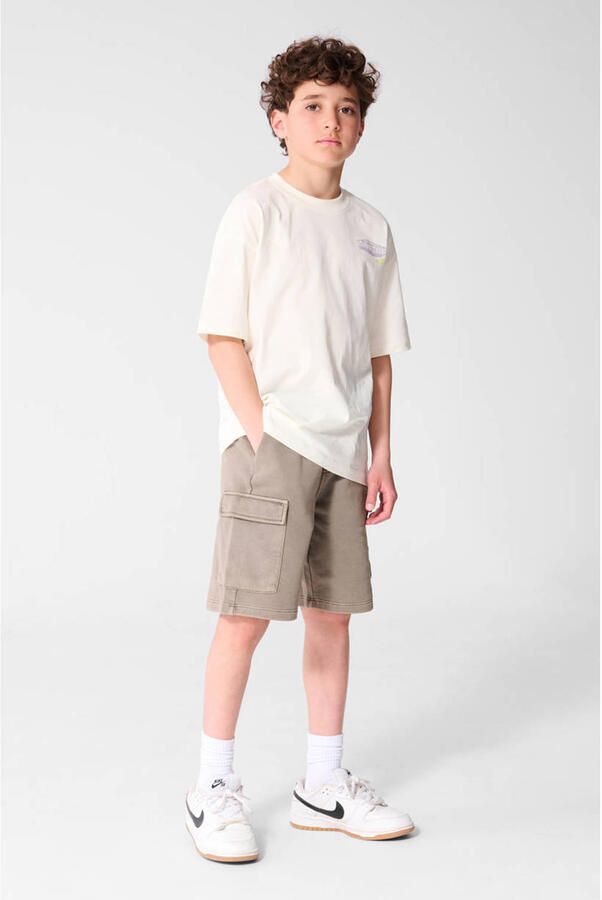 Shoeby T-shirt met backprint ecru