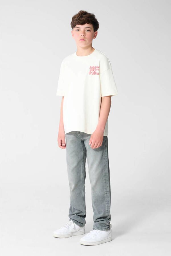 Shoeby T-shirt met backprint ecru