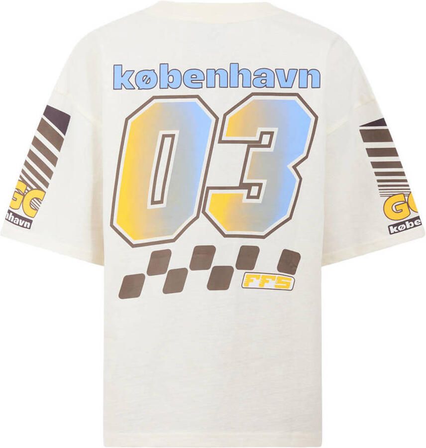 Shoeby T-shirt met backprint ecru - Foto 2