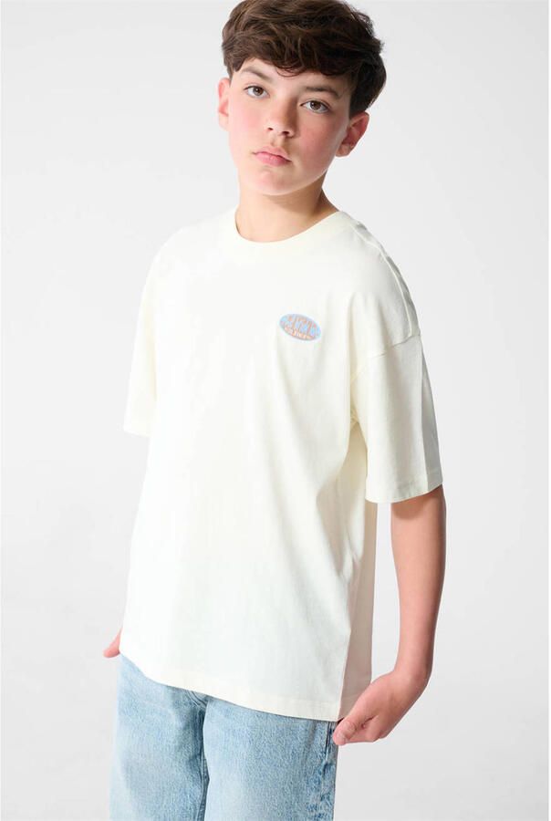 Shoeby T-shirt met backprint ecru